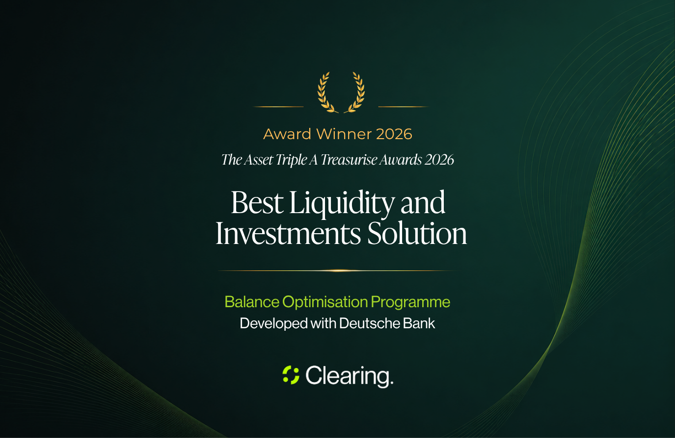 Image outlining the Clearing and Deutsch Bank award